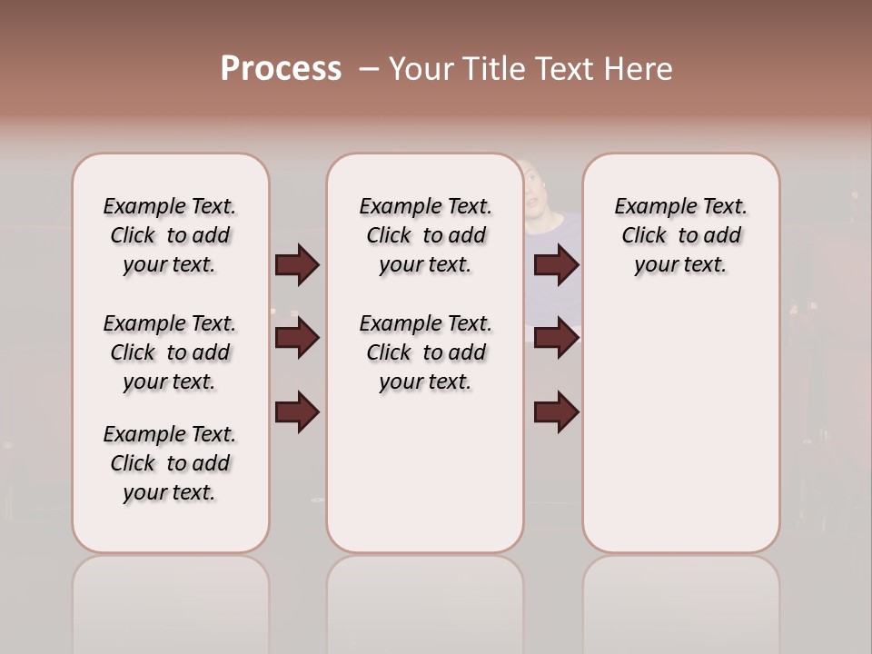 Pensive Seat Audition PowerPoint Template