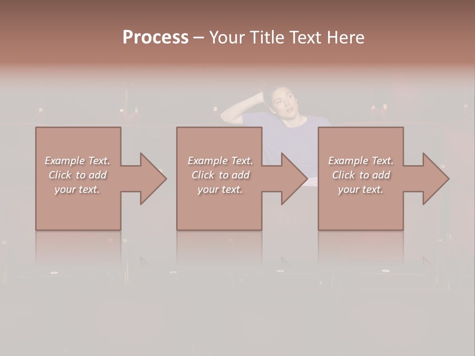 Pensive Seat Audition PowerPoint Template