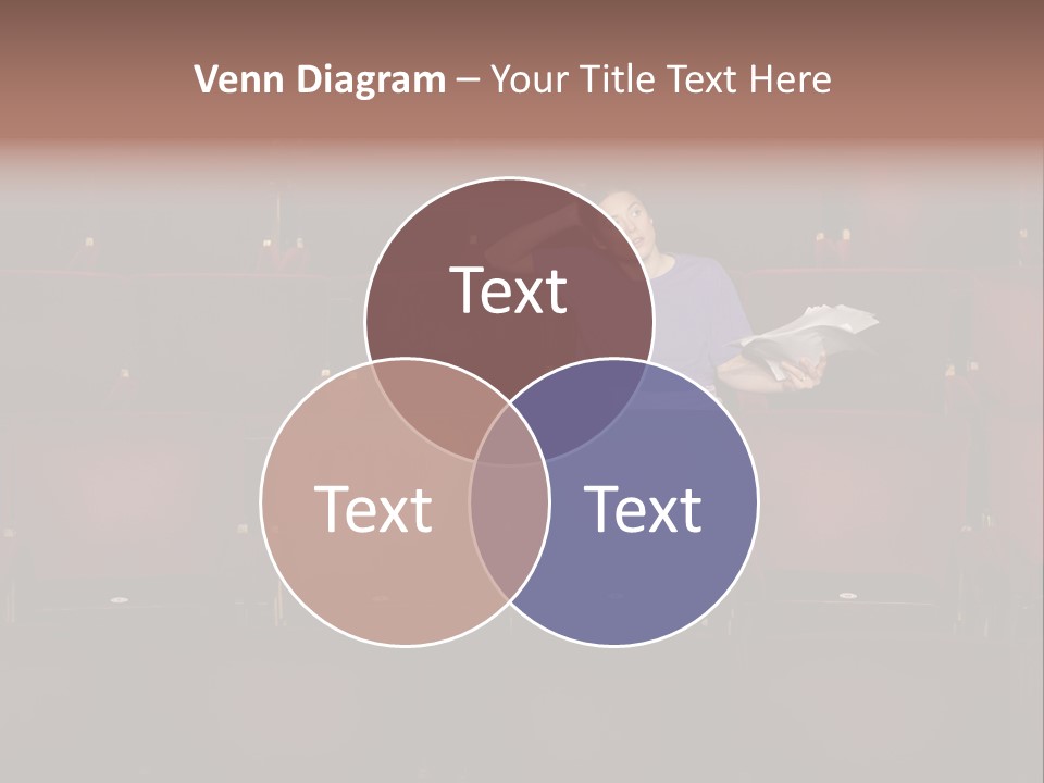 Pensive Seat Audition PowerPoint Template