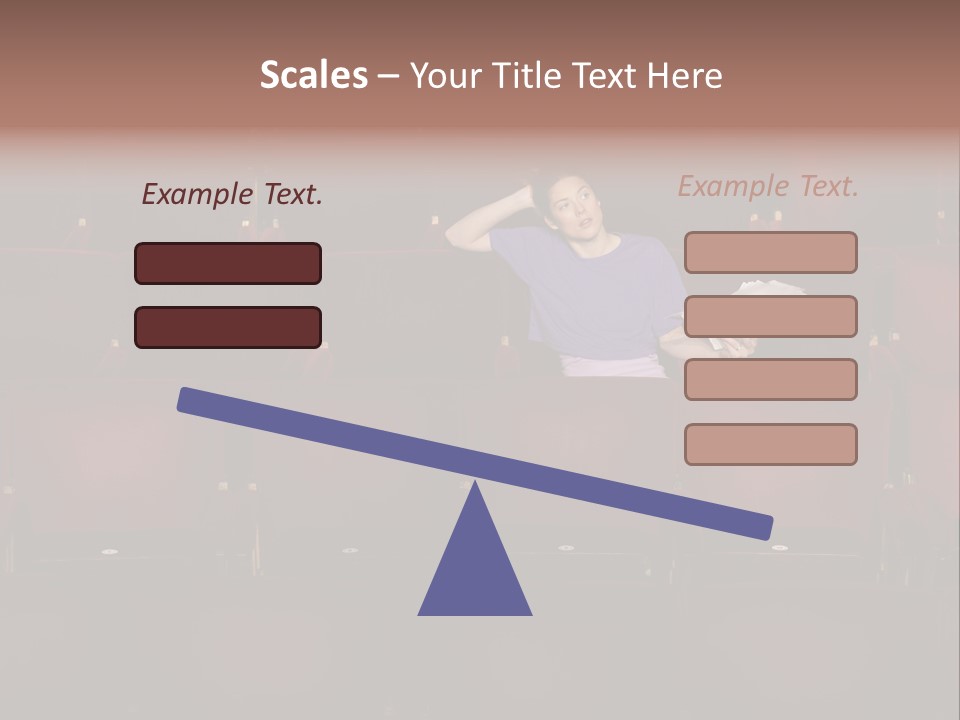 Pensive Seat Audition PowerPoint Template