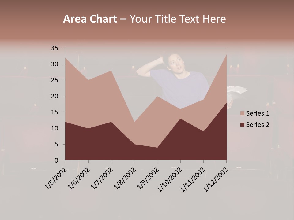 Pensive Seat Audition PowerPoint Template