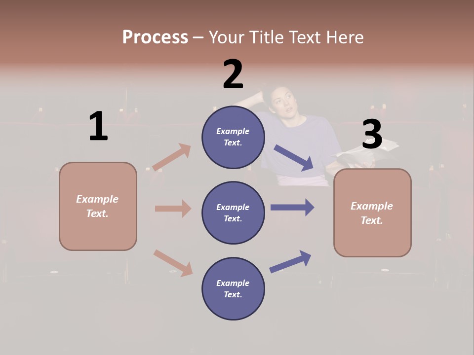 Pensive Seat Audition PowerPoint Template