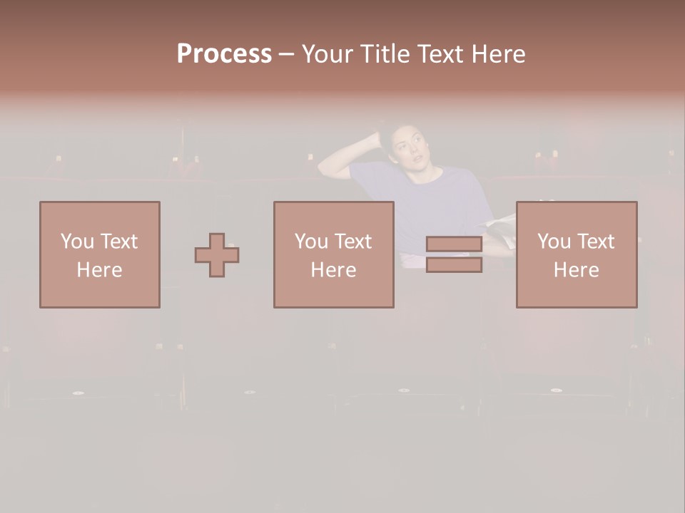 Pensive Seat Audition PowerPoint Template
