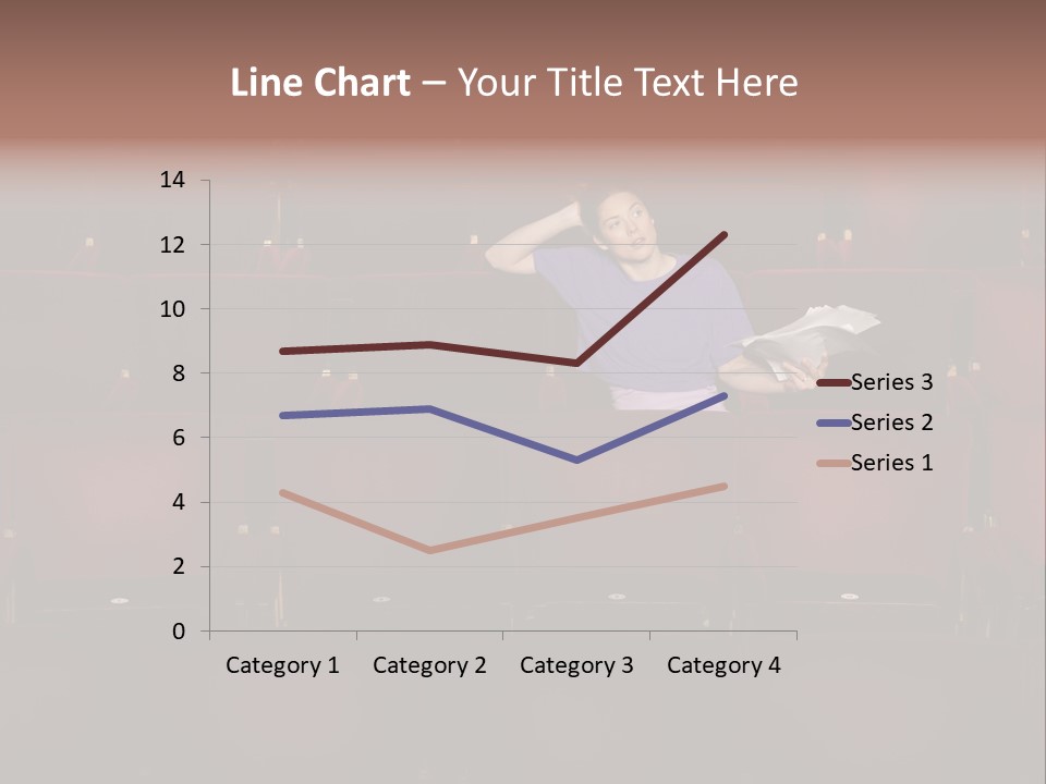 Pensive Seat Audition PowerPoint Template