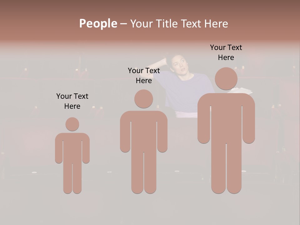 Pensive Seat Audition PowerPoint Template