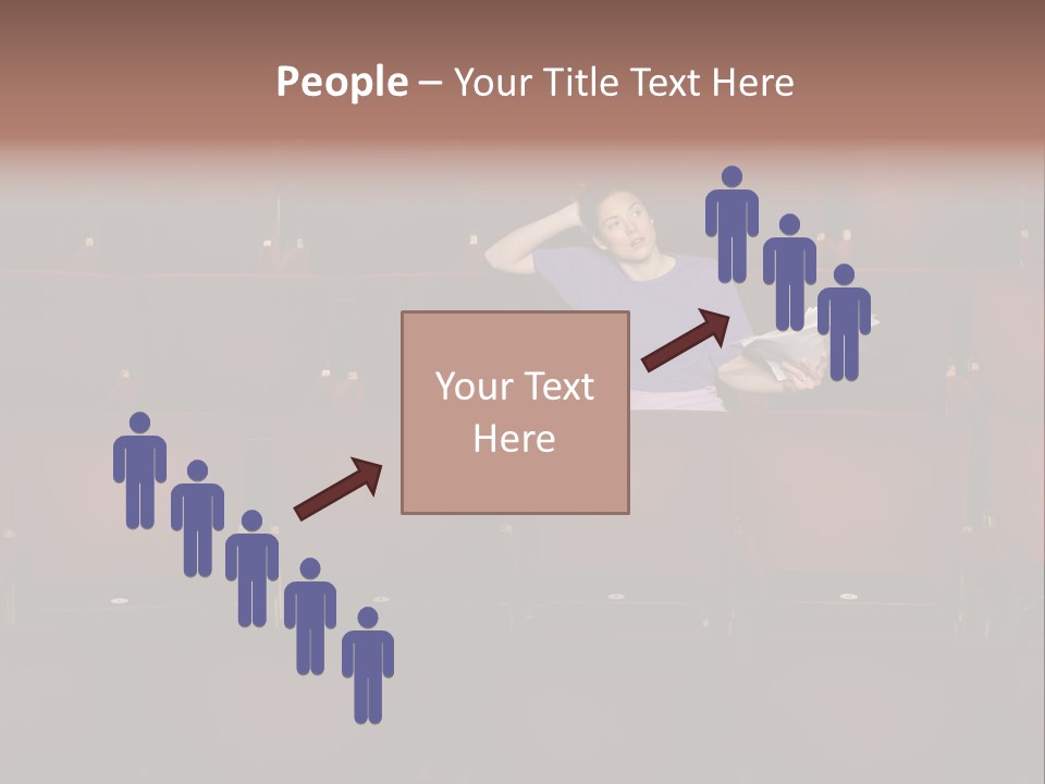 Pensive Seat Audition PowerPoint Template