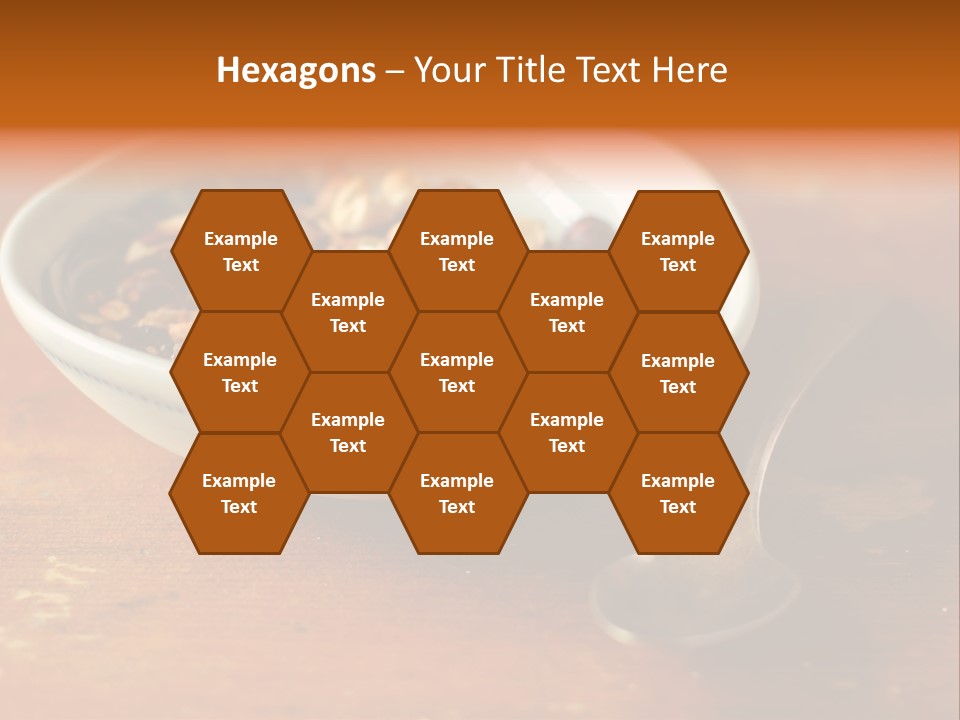 Granola Dried Cranberry Dried Figs PowerPoint Template