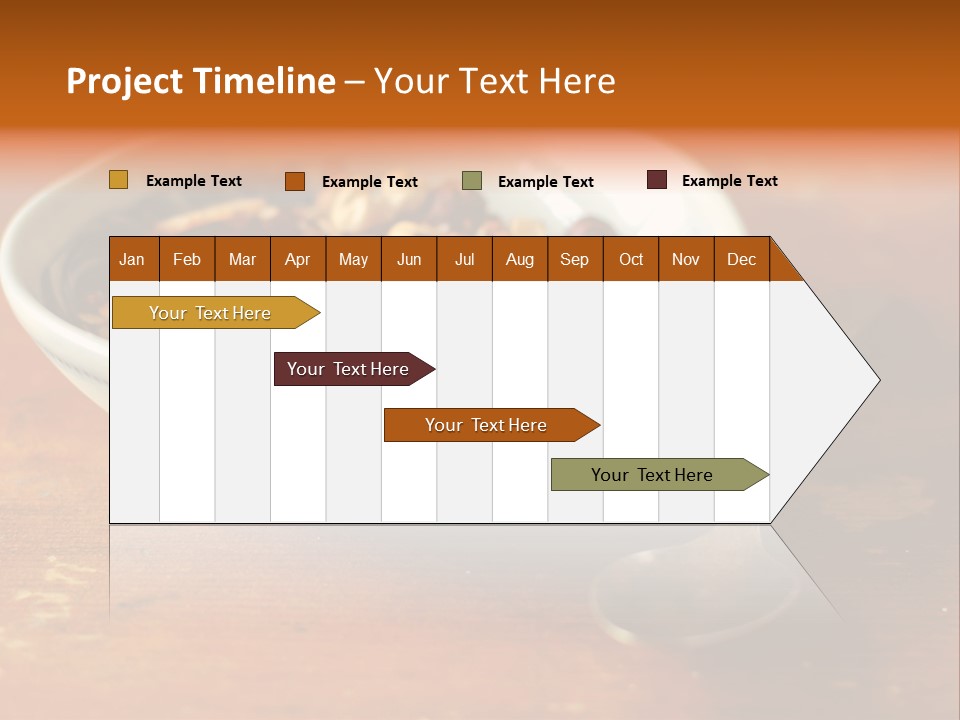 Granola Dried Cranberry Dried Figs PowerPoint Template