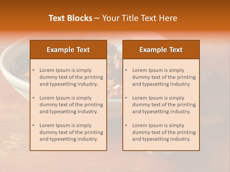 Granola Dried Cranberry Dried Figs PowerPoint Template