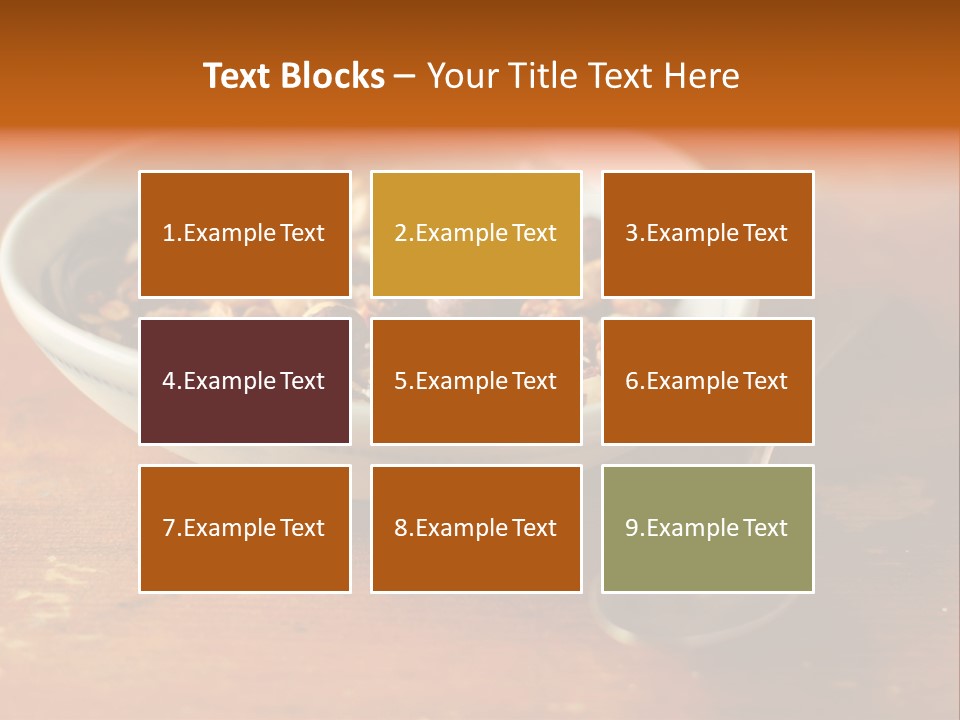 Granola Dried Cranberry Dried Figs PowerPoint Template