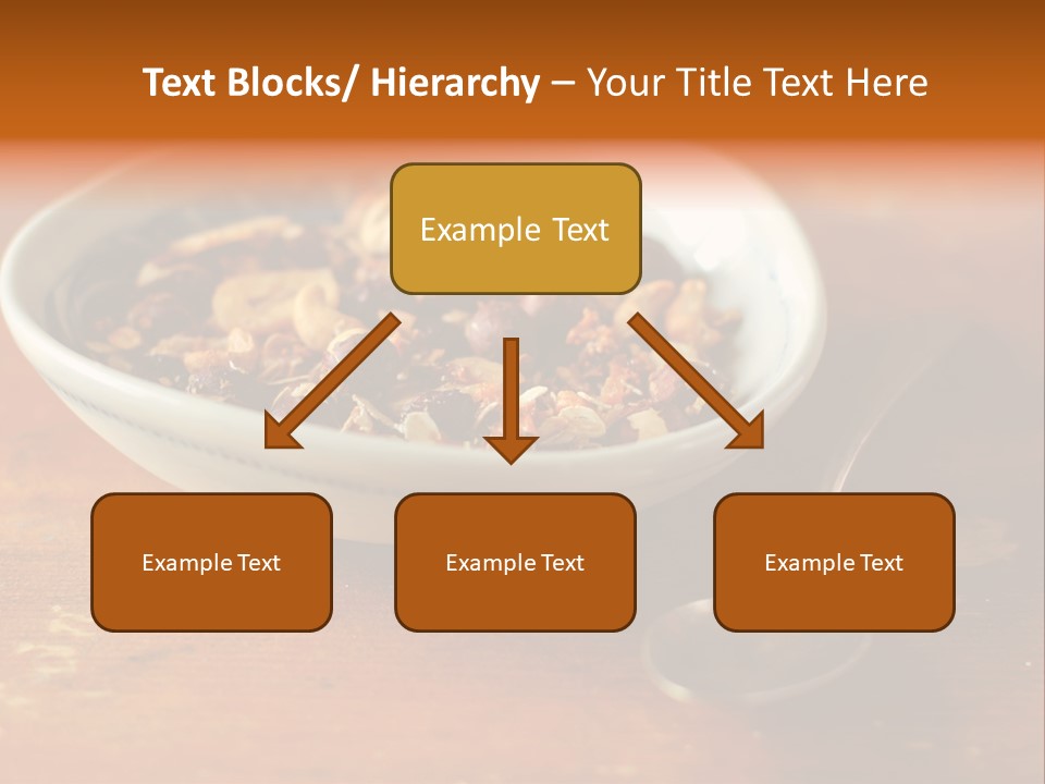 Granola Dried Cranberry Dried Figs PowerPoint Template