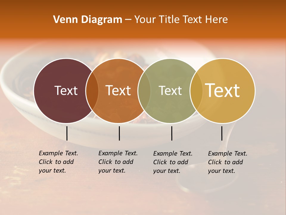 Granola Dried Cranberry Dried Figs PowerPoint Template