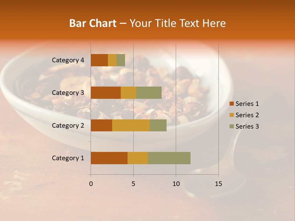 Granola Dried Cranberry Dried Figs PowerPoint Template