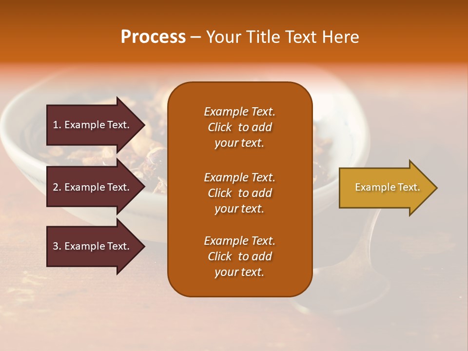 Granola Dried Cranberry Dried Figs PowerPoint Template