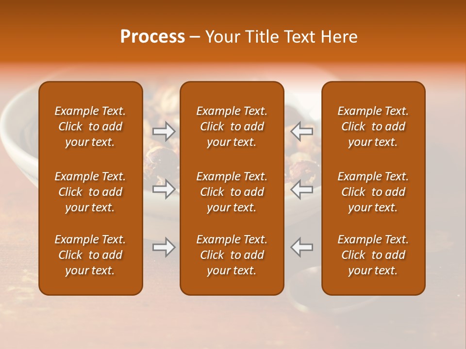 Granola Dried Cranberry Dried Figs PowerPoint Template
