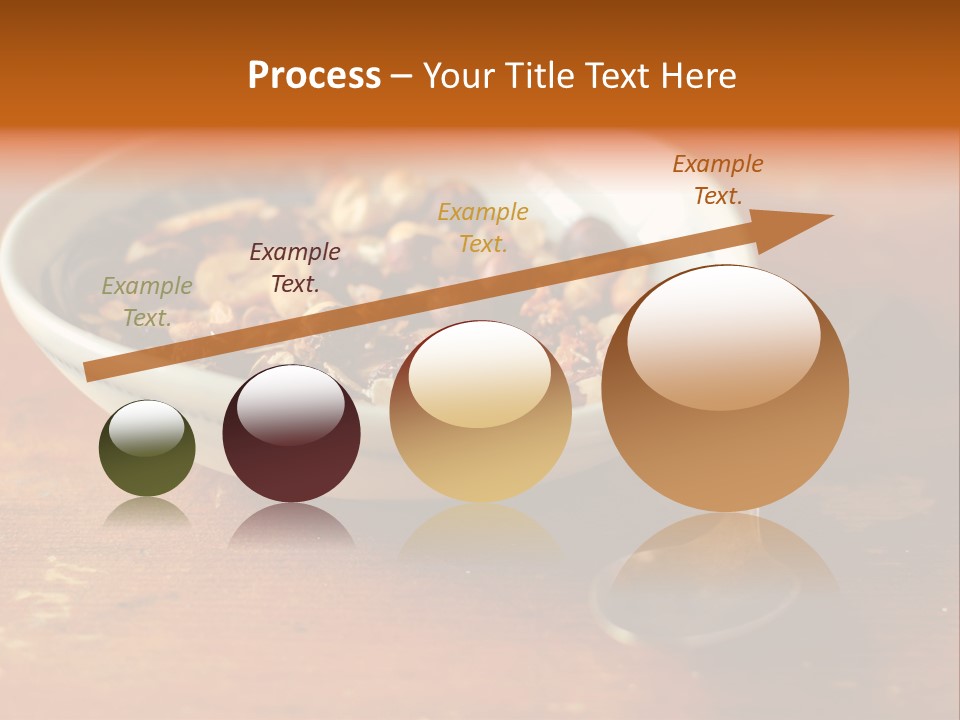 Granola Dried Cranberry Dried Figs PowerPoint Template