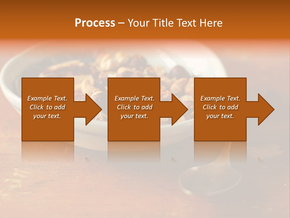 Granola Dried Cranberry Dried Figs PowerPoint Template