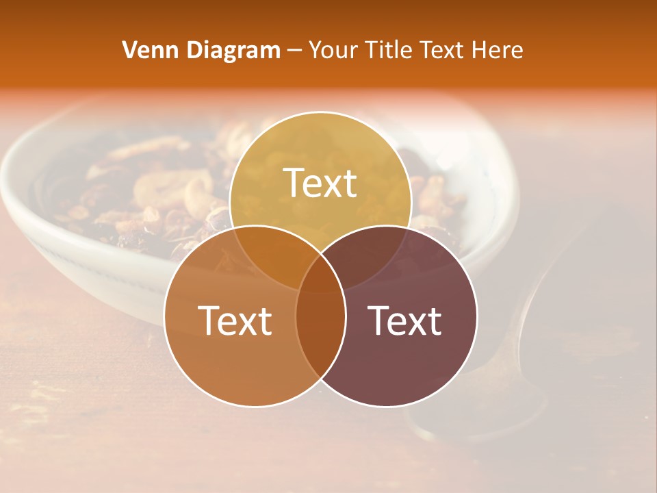 Granola Dried Cranberry Dried Figs PowerPoint Template