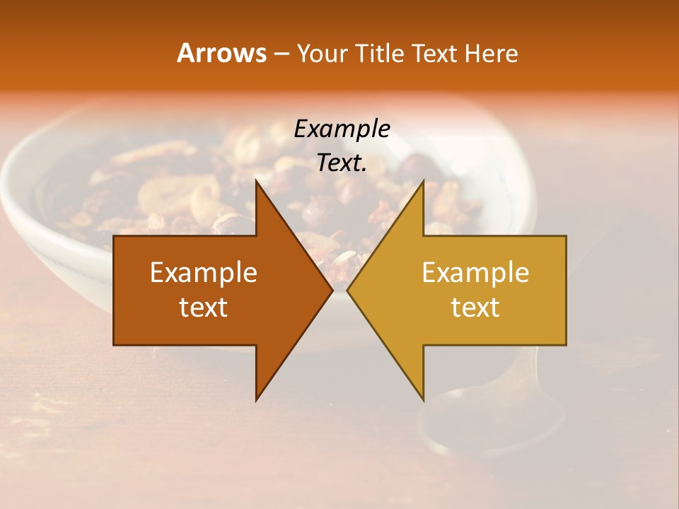 Granola Dried Cranberry Dried Figs PowerPoint Template