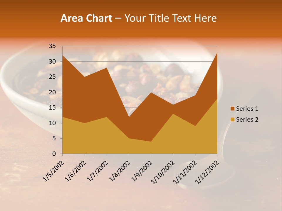 Granola Dried Cranberry Dried Figs PowerPoint Template