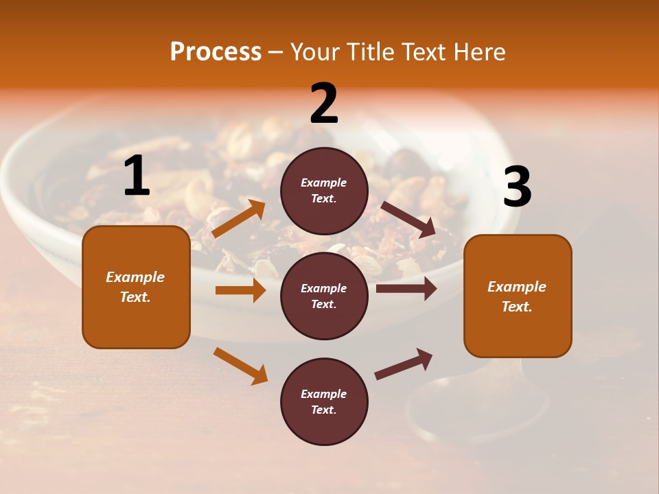 Granola Dried Cranberry Dried Figs PowerPoint Template