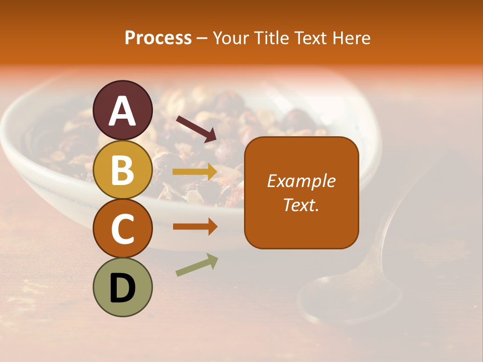 Granola Dried Cranberry Dried Figs PowerPoint Template