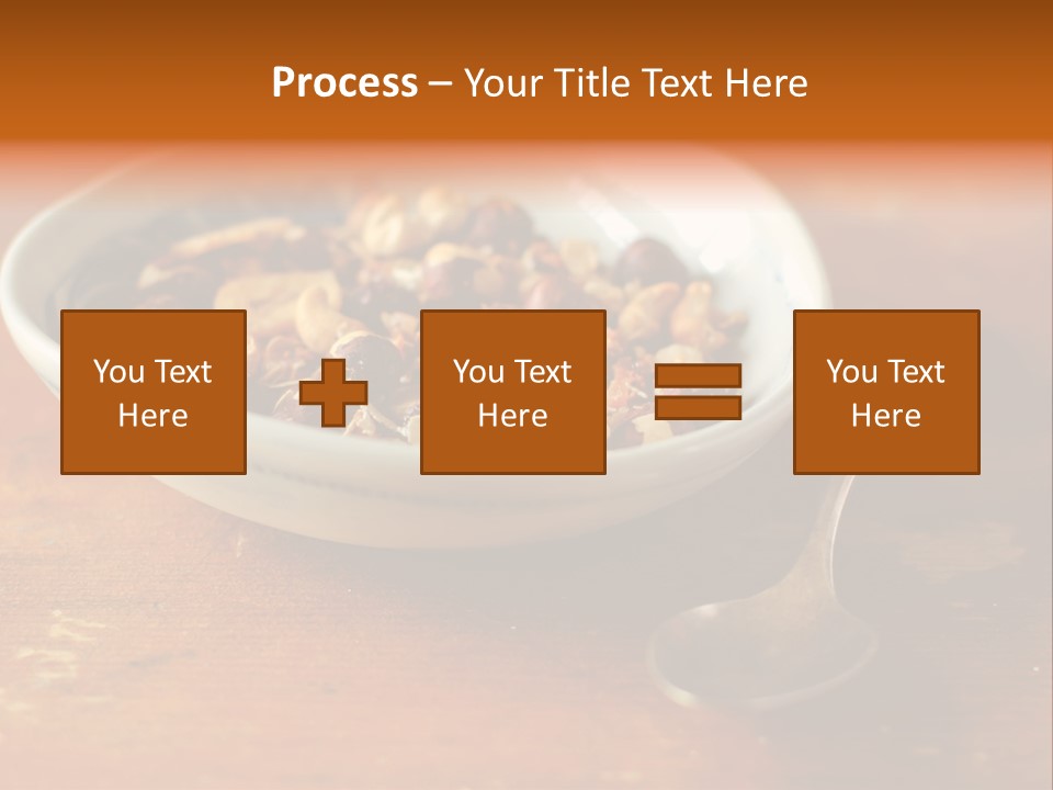 Granola Dried Cranberry Dried Figs PowerPoint Template