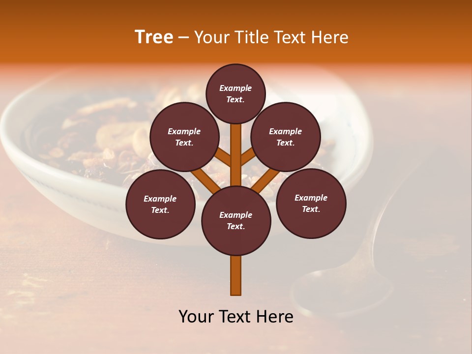 Granola Dried Cranberry Dried Figs PowerPoint Template