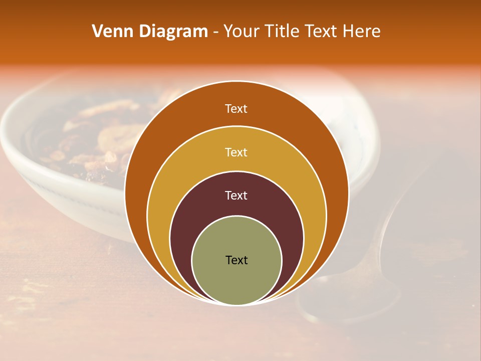 Granola Dried Cranberry Dried Figs PowerPoint Template