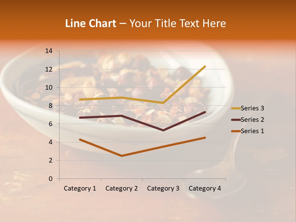 Granola Dried Cranberry Dried Figs PowerPoint Template