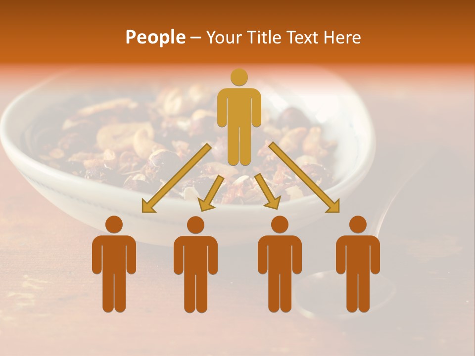 Granola Dried Cranberry Dried Figs PowerPoint Template