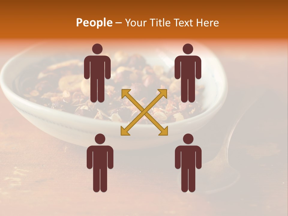 Granola Dried Cranberry Dried Figs PowerPoint Template