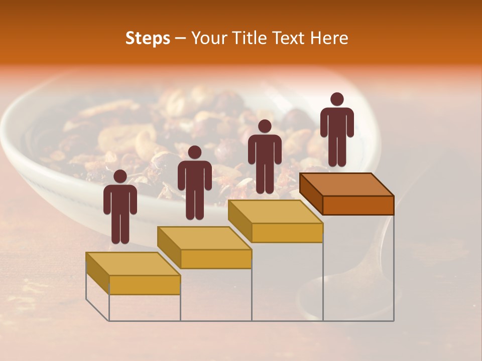 Granola Dried Cranberry Dried Figs PowerPoint Template