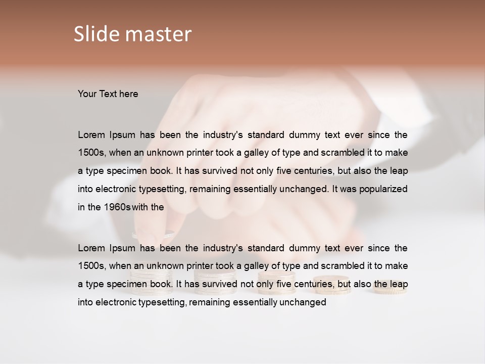 Profit Row Banking PowerPoint Template