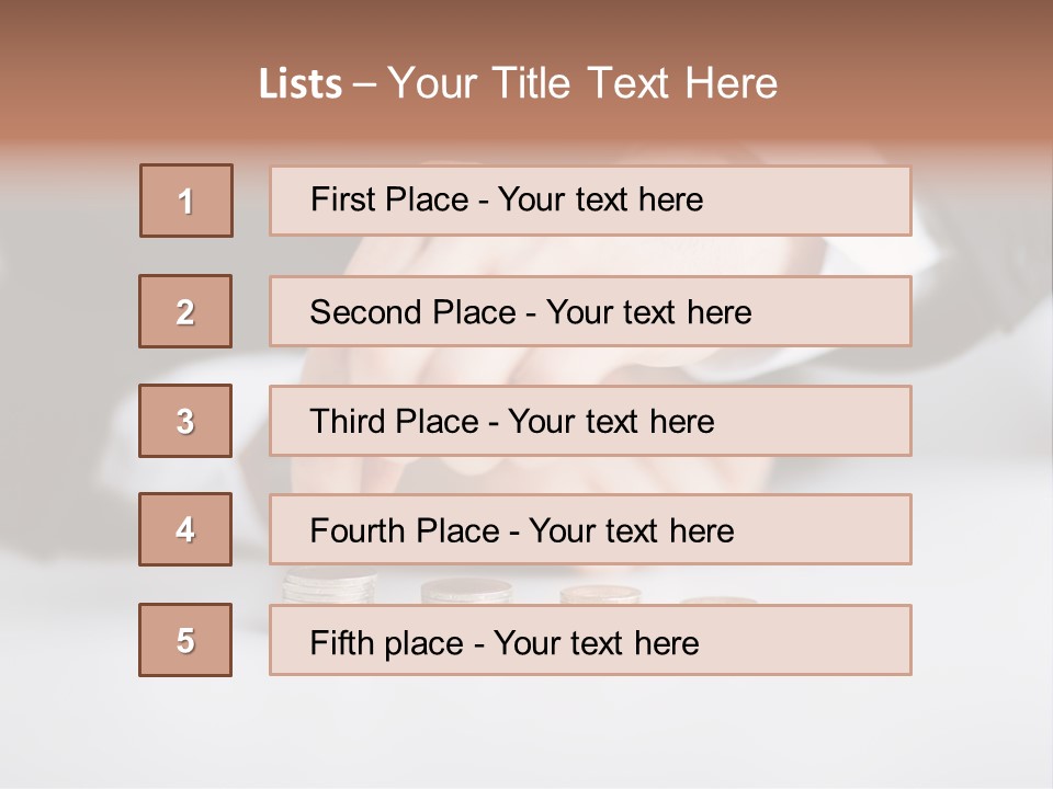 Profit Row Banking PowerPoint Template