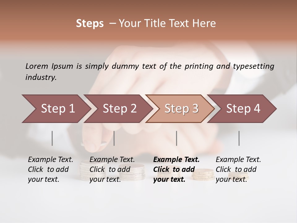 Profit Row Banking PowerPoint Template