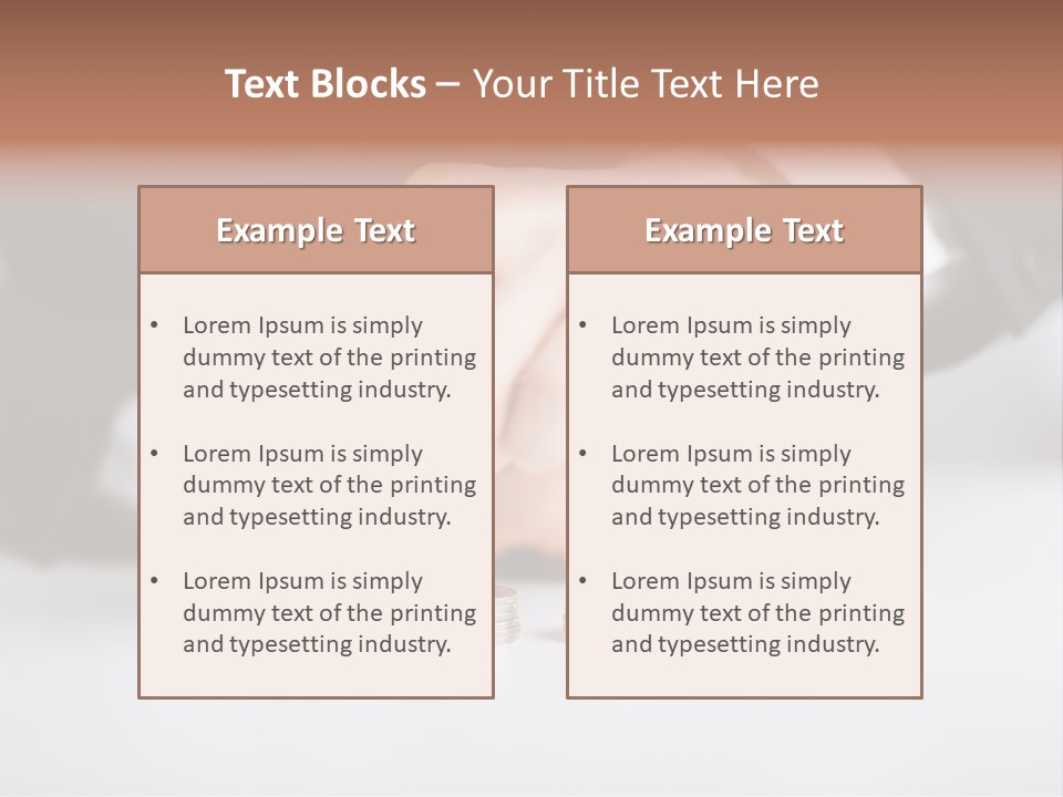 Profit Row Banking PowerPoint Template
