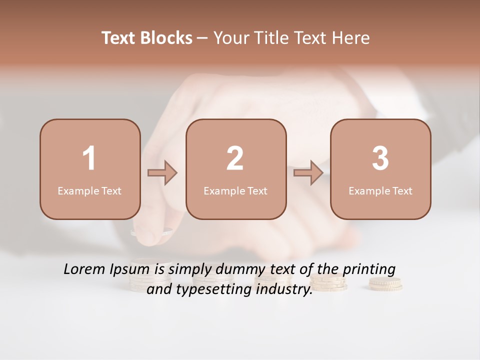 Profit Row Banking PowerPoint Template
