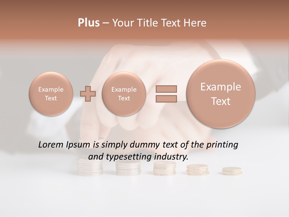 Profit Row Banking PowerPoint Template