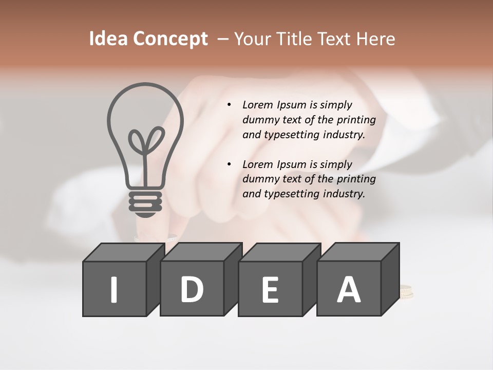 Profit Row Banking PowerPoint Template