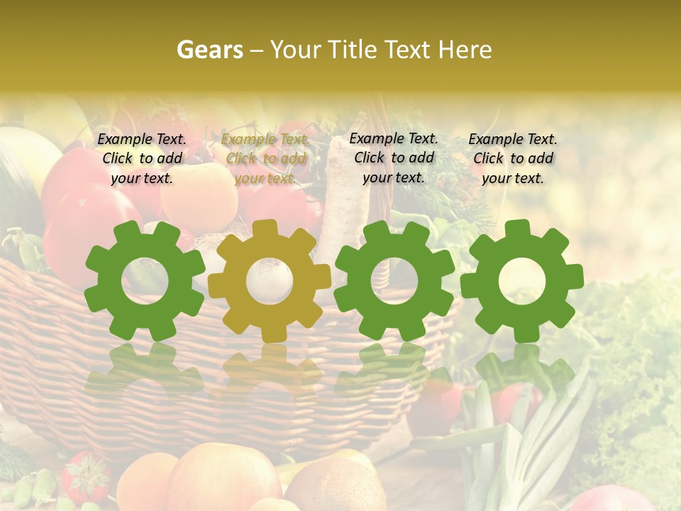 Red Pepper Apples PowerPoint Template