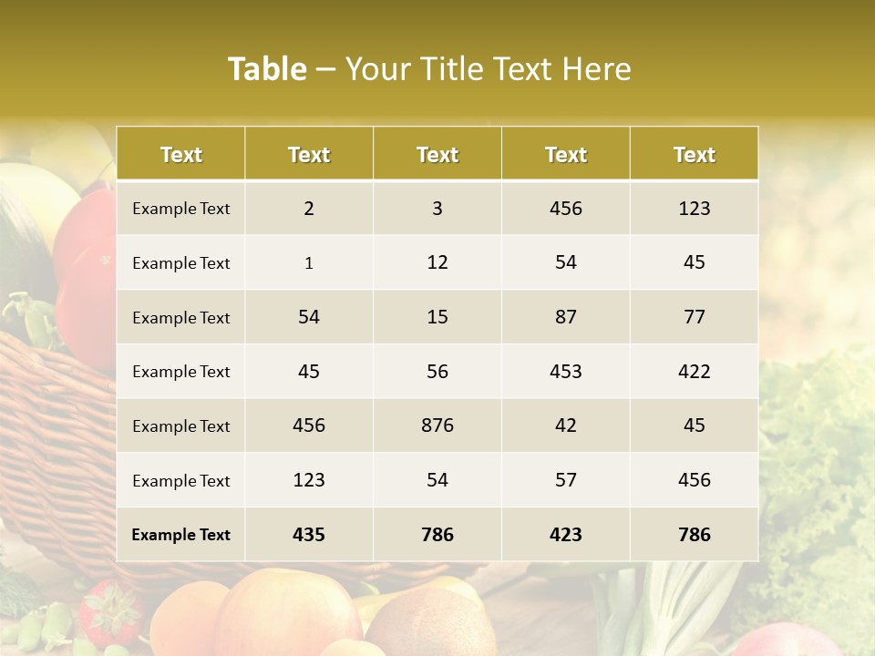 Red Pepper Apples PowerPoint Template