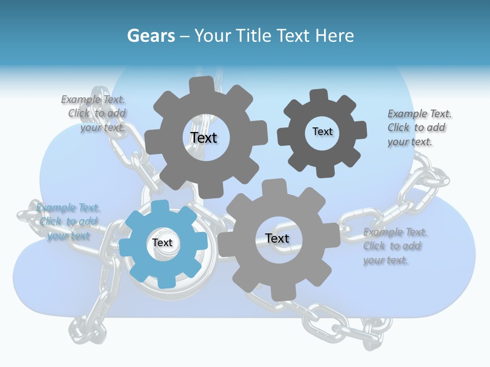 Cloud Business Internet PowerPoint Template