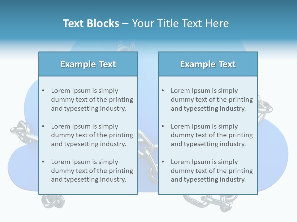 Cloud Business Internet PowerPoint Template