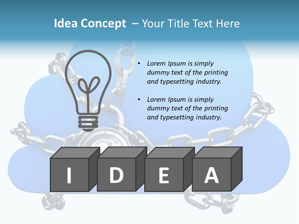 Cloud Business Internet PowerPoint Template