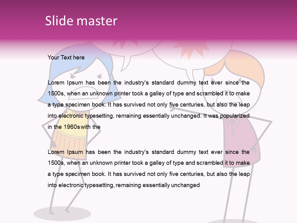 Isolated Drawing Illustration PowerPoint Template