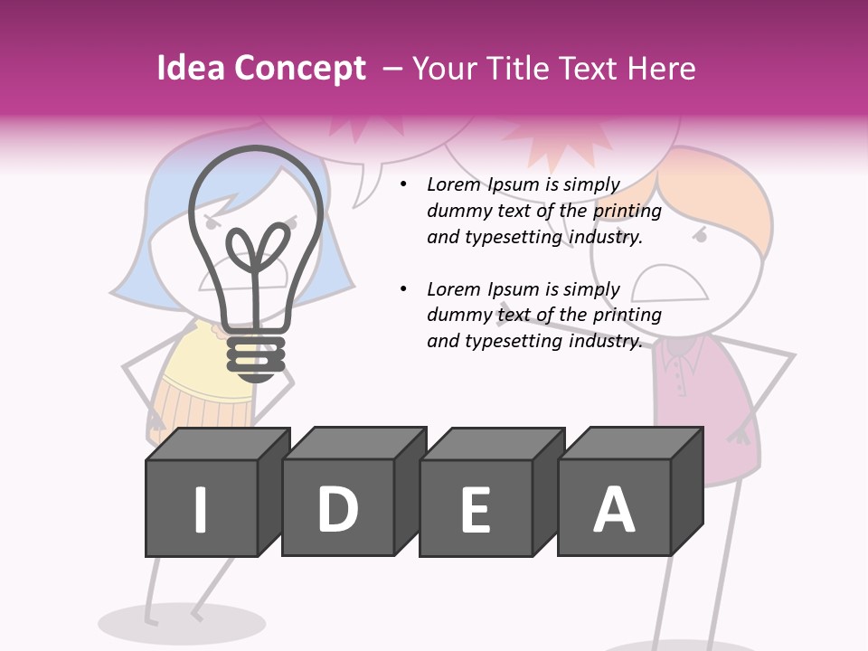 Isolated Drawing Illustration PowerPoint Template