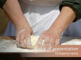 Creative Hand Grain PowerPoint Template
