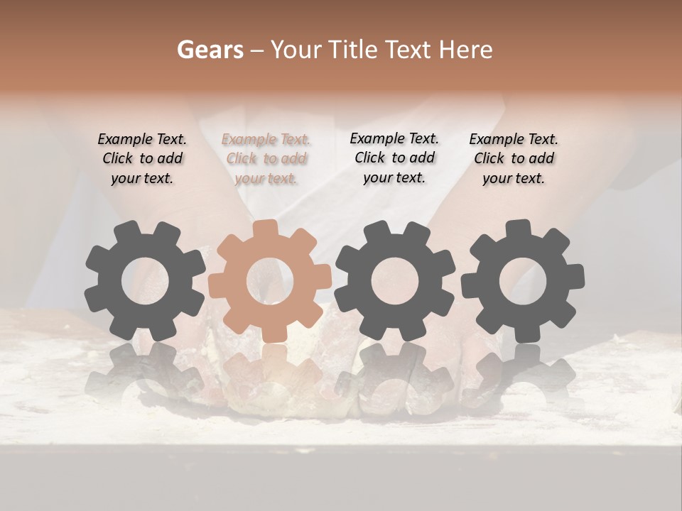 Creative Hand Grain PowerPoint Template