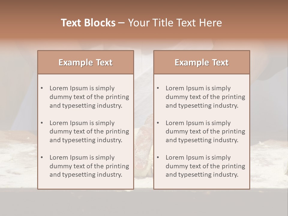 Creative Hand Grain PowerPoint Template